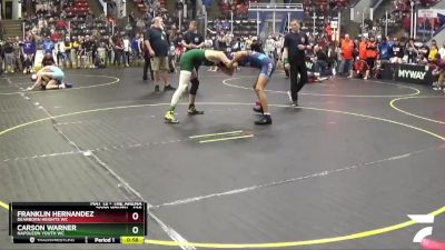 138 lbs Semifinal - Franklin Hernandez, Dearborn Heights WC vs Carson Warner, Napoleon Youth WC