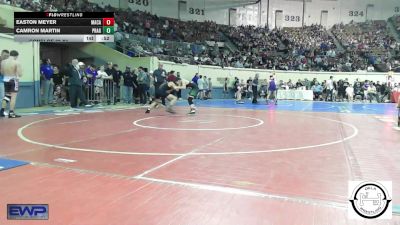 110 lbs Consi Of 32 #1 - Easton Meyer, MacArthur Wrestling vs Camron Martin, Prague