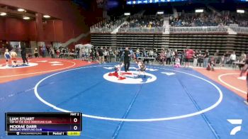 70 lbs Cons. Semi - Liam Stuart, Top Of The Rock Wrestling Club vs McKrae Darr, Douglas Wrestling Club