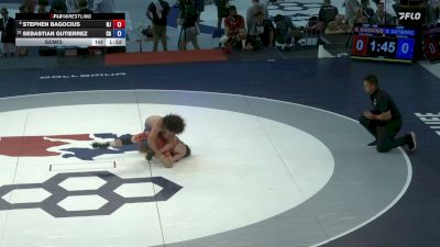 106 lbs Semis - Stephen Bagocius, New Jersey vs Sebastian Gutierrez, California