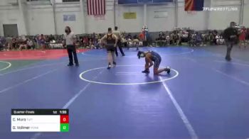 106 lbs Quarterfinal - Christopher Muro, Tuff Kidz vs Damen Vollmer, Poway Elite