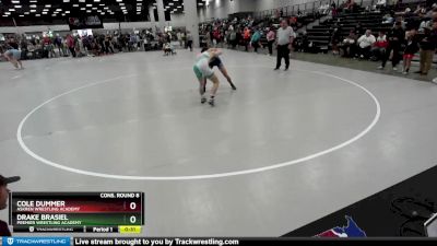 157 lbs Cons. Round 8 - Drake Brasiel, Premier Wrestling Academy vs Cole Dummer, Askren Wrestling Academy