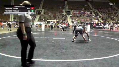 6A 165 lbs Champ. Round 2 - Hunter Evans, Northridge High School vs Cayden Thomas, Helena