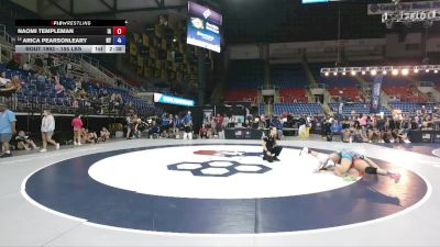 155 lbs Cons. Rd Of 64 - Naomi Templeman, IA vs Arica Pearsonleary, NY