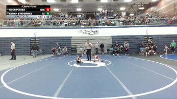47 lbs Cons. Round 2 - Koen Peltier, Kimberly Bulldog Wrestling Club vs Eziyah Barrientez, Idaho