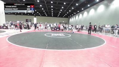 94 lbs Champ. Round 4 - Ethan Spatz, Nebraska Boyz vs Brennan Finley, Willard Youth Wrestling Club