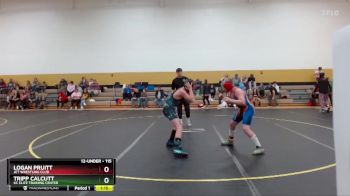 115 lbs Round 1 - Logan Pruitt, JET Wrestling Club vs Tripp Calcutt, KC Elite Training Center