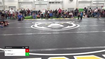 60-B lbs Consi Of 4 - Broderick Tittle, OH vs Dawson Bittinger, MI