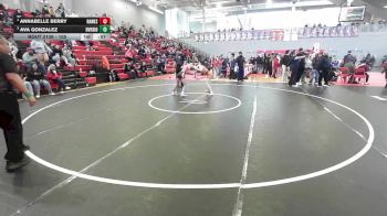 105 lbs 3rd Place Match - Ava Gonzalez, El Paso Riverside vs Annabelle Berry, El Paso Hanks
