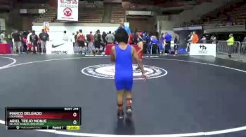 85 lbs Cons. Round 2 - Marco Delgado, California vs Ariel Trejo Monje, Delano Diablos Wrestling