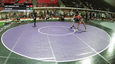 144 lbs Quarters - Luis Aragon Lara, Utah vs Jed Davis, Alaska