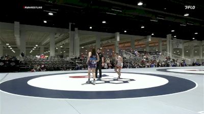 Senior Women Freestyle FS - 55 lbs Champ. Round 2 - Leilah Castro, Southeast Ohio Wrestling Club vs Clare Booe, Team Tornado Wrestling Club