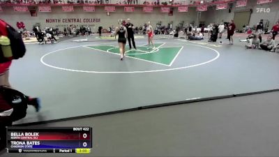 124 B Quarterfinal - Bella Bolek, North Central (IL) vs Trona Bates, Chadron State