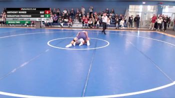 149 lbs Champ. Round 2 - Sebastian Freeman, New Mexico Highlands vs Anthony Nunes, Mary