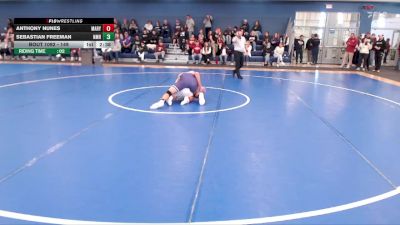 149 lbs Champ. Round 2 - Sebastian Freeman, New Mexico Highlands vs Anthony Nunes, Mary