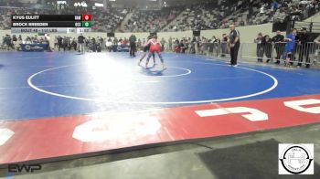 110 lbs Round Of 32 - Kyus Eulitt, Raw Wrestling Club vs Brock Breeden, Oklahoma Christian School