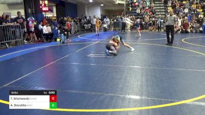 84 lbs Round Of 16 - Tanner Wisniewski, Rambler W.C. vs Anthony Biondillo, Brecksville