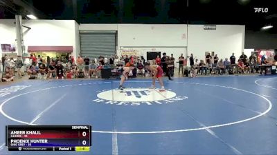 165 lbs Semis & 3rd Wb (16 Team) - Ameer Khalil, Illinois vs Phoenix Hunter, Ohio Grey