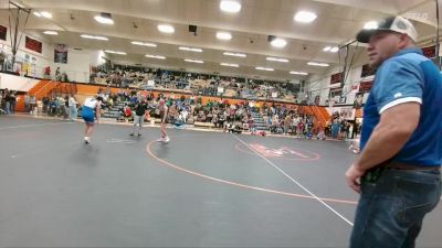 114-120 lbs Round 3 - Rilee Rohrer, Powell Middle School vs Hadley Henton, Lovell Middle School