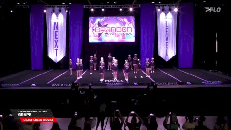 The Brandon All-stars - Grape [2025 USASF Cheer-Novice] 2025 Next Level Nationals
