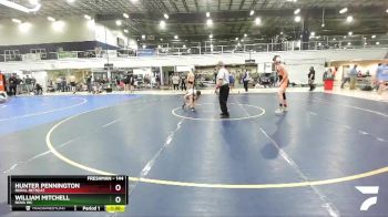 144 lbs Cons. Round 2 - Hunter Pennington, Rural Retreat vs William Mitchell, NOVA WC