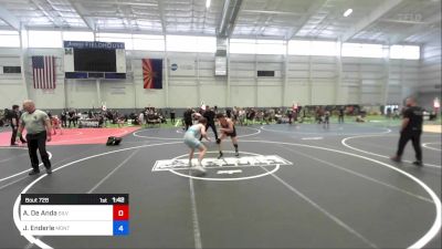 144 kg 3rd Place - Aaron De Anda, Silverback WC vs Jonathan Enderle, Monte Vista Takedown Club