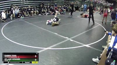 75 lbs Semis & 1st Wrestleback (8 Team) - Ryland Howard, Idaho vs Darris Todd, Wyoming Renegades