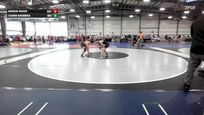 120 lbs Rr Rnd 2 - Mason Wood, Culpeper Legends - HSB vs Caden Barbera, Iron Faith Black - HSB
