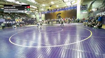 138 lbs Cons. Round 2 - Quinn Wissenbach, Corvallis vs Jacob La Notte, Flathead