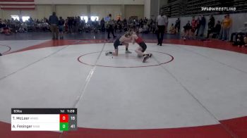 93 lbs Prelims - Ty McLeer, Kingsway ES vs Austin Fesinger, NY Aggressors ES