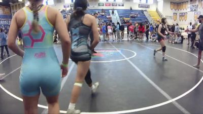 124 lbs Quarterfinal - Jasmine Lilland, Mayhem Wrestling Club vs Addison Hartley, Palm Harbor University