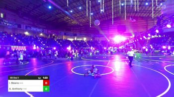 72 lbs Rr Rnd 1 - Izabella Beans, Vail Wr Acd vs Adalynn Anthony, The Clique