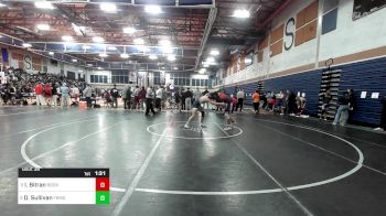 132 lbs Round Of 16 - Isaac Bitran, Brookline vs Dan Sullivan, Framingham