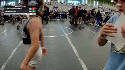 84 lbs Cons. Semi - Cain Curtiss, Roundtree Wrestling Academy vs Treyson Denning, Crystal Coast Grapplers