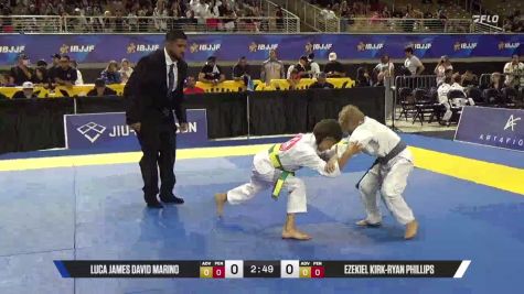 Luca James David Marino vs Ezekiel Kirk-Ryan Phillips 2026 Pan Kids Jiu-Jitsu IBJJF Championship