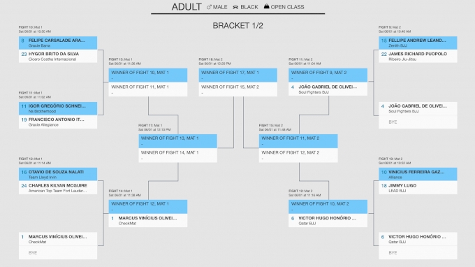 IBJJF 2019 World Championship Results