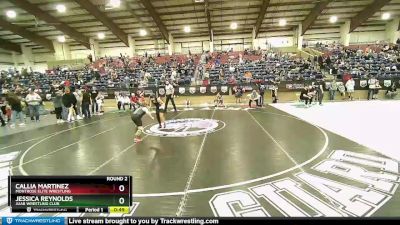 97-98 lbs Round 2 - Callia Martinez, Montrose Elite Wrestling vs Jessica Reynolds, Juab Wrestling Club