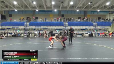 126 lbs Cons. Round 2 - Damien Quesnel, The Heights School vs Nayyir Locke, Bishop McNamara