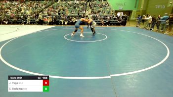 190 lbs Round Of 64 - JC Puga, Gilroy vs Charles Barbiero, Stansbury