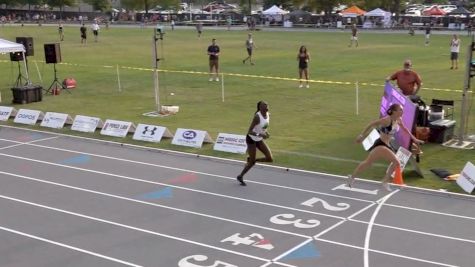 Elite Women's 800m, Heat 3 - Hurta 2:00, Athing Mu 2:01 (#6 U.S. HS All-Time)