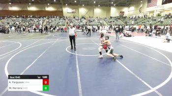 100 lbs Semifinal - Archer Ferguson, Cornerstone MC vs Mateo Herrera, Chester