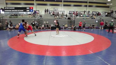 150 lbs Consolation - Ayub Daoud, Rockmart Takedown Club vs Kamarie Brown-Scaine, Gamehouse Training Center