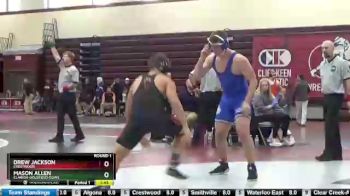220 lbs Round 1 - Drew Jackson, Crestwood vs Mason Allen, Clarion-Goldfield-Dows