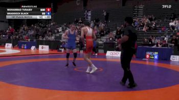 60kg 1st Place Match - Muhammad Turajev, Metro Amateur Wrestling Club vs Braddock Slack, Unaffiliated ON