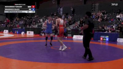 60kg 1st Place Match - Muhammad Turajev, Metro Amateur Wrestling Club vs Braddock Slack, Unaffiliated ON