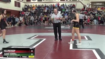 140 lbs Cons. Round 3 - Aly Erickson, Vinton-Shellsburg vs Alexis Howell, Epworth, Western Dubuque