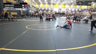 126 lbs Cons. Semis - Kayden Eller, Maroon Mat Club vs Joseph Leick, Sebolt Wrestling Academy