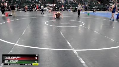 184 lbs Finals (2 Team) - Seth Sarasua, Central Oklahoma vs Tyler Voorhees, Northern State