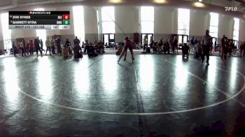 121-128 lbs Cons. Semi - Zoe Sykes, Skyline High School vs Barrett Hyra, Falls Church