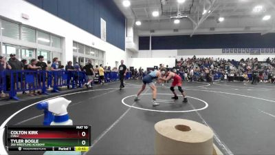 144 lbs Cons. Round 5 - Colton Kirk, CVBJJ vs Tyler Bogle, 209 Wrestling Academy